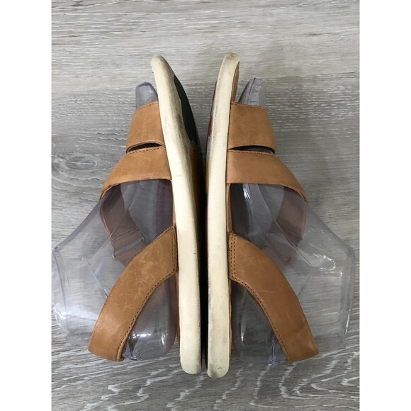 Born Rahway Slingback Women's US 6M Brown Leather Hook & Loop Casual Sandal - Picture 3 of 6